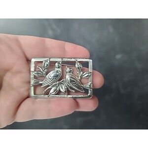 925 Sterling Silver Norseland By Coro Bird Brooch Vintage